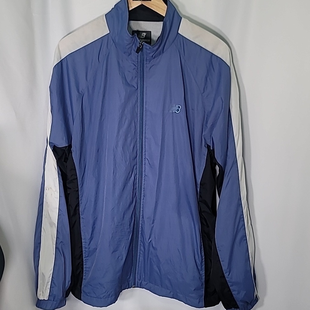3/$30 NEW BALANCE Windbreaker Zip Up Lightweight Jacket